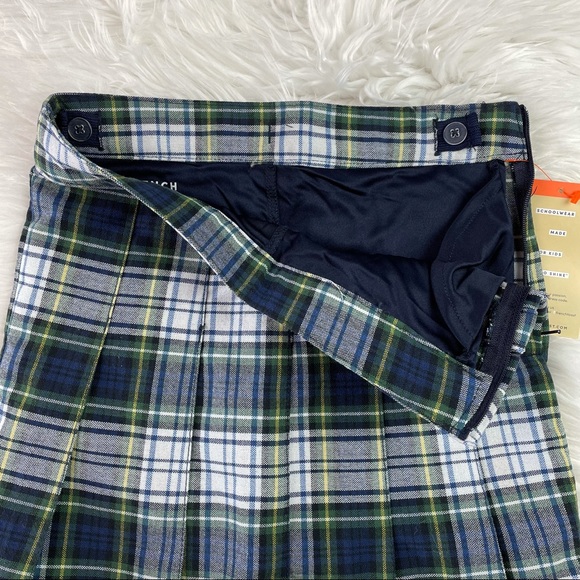 NWT French Toast Plaid Two Tab Uniform Skort - Picture 4 of 7